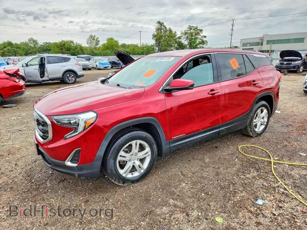 2019 GMC TERRAIN SLE (VIN 3GKALMEV3KL111000) — photo 1 of 14, Copart, damage: water/flood