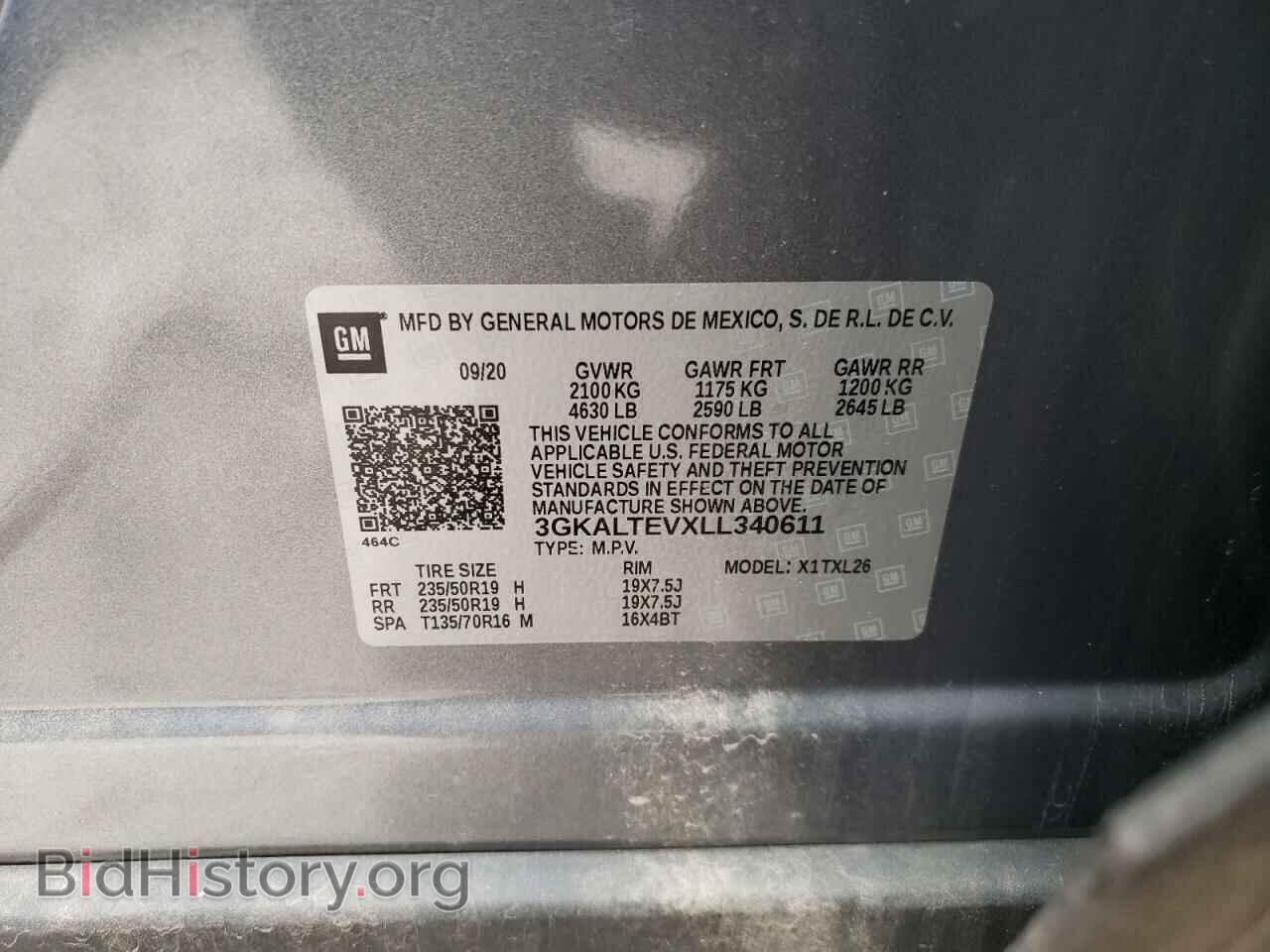2020 GMC TERRAIN - VIN: 3GKALTEVXLL340611 - Photo 10