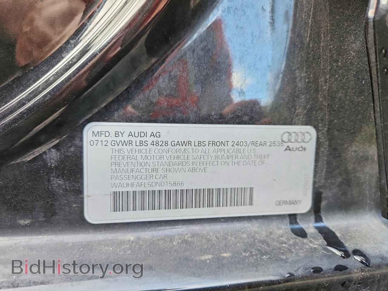 2013 AUDI A4 - VIN: WAUHFAFL5DN015866 - Photo 12