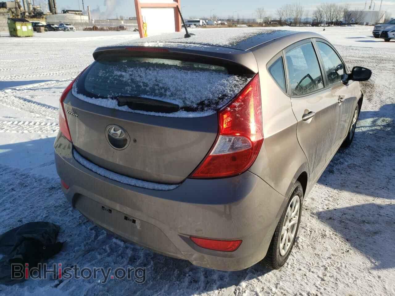 2013 HYUNDAI ACCENT - VIN: KMHCT5AE7DU139208 - Фото 4