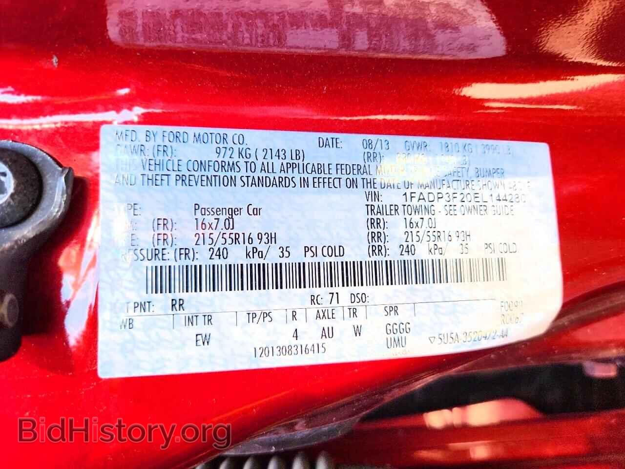 2014 FORD FOCUS - VIN: 1FADP3F20EL144280 - Photo 12