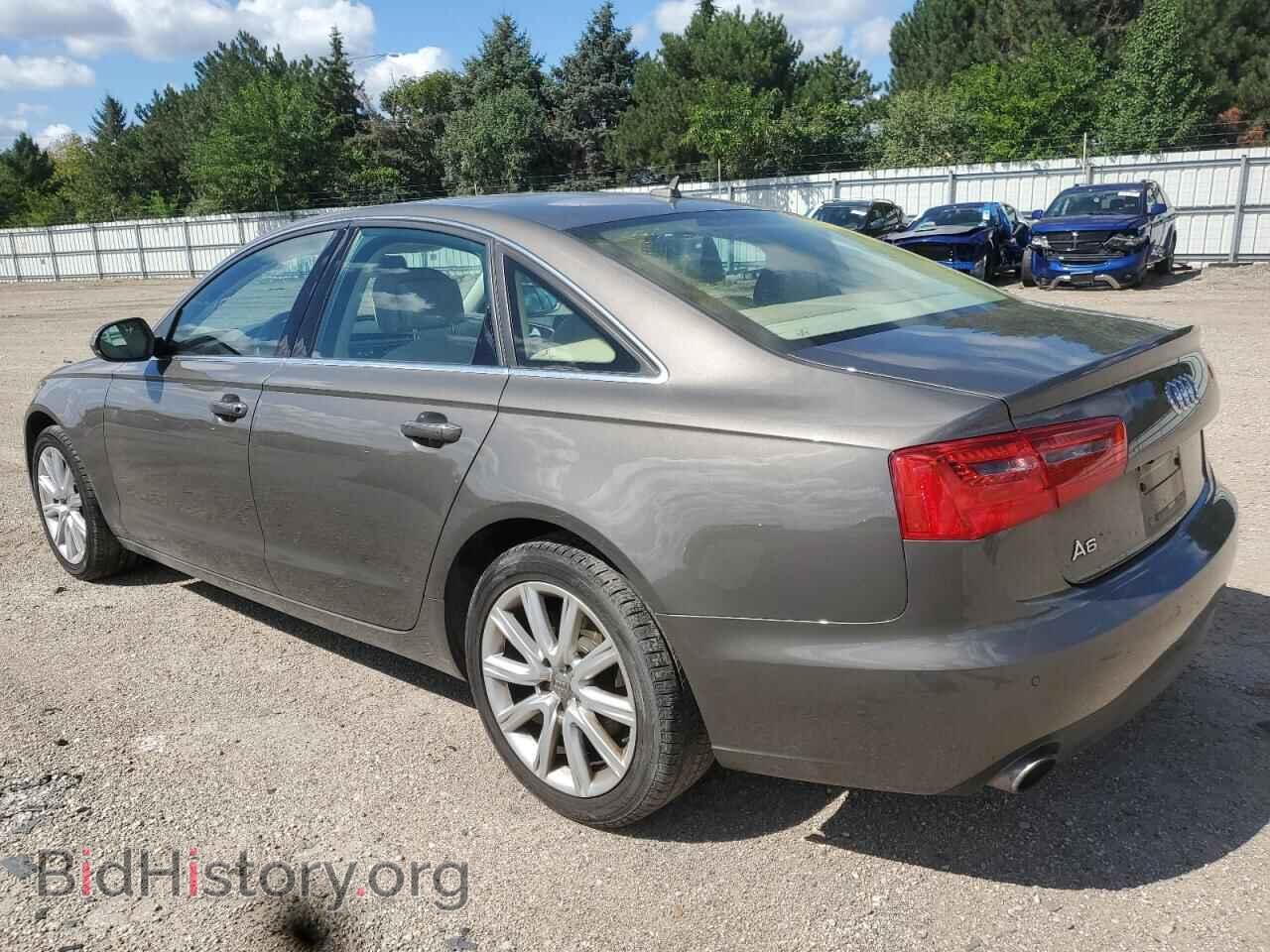 2013 AUDI A6 - VIN: WAUGFAFC8DN077709 - Фото 2