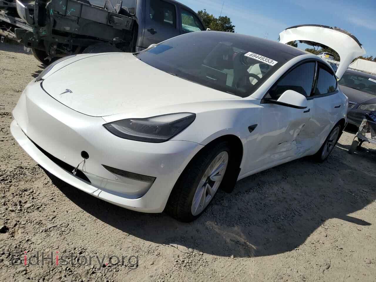 Фотография 5YJ3E1EA1MF936528 - TESLA MODEL 3 2021