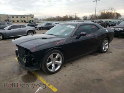 2014 Dodge CHALLENGER, черный — VIN 2C3CDYAG1EH158351, Copart