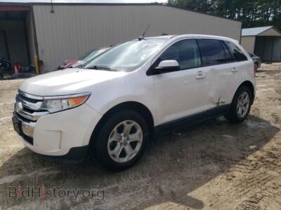 2013 Ford EDGE SEL, белый — VIN 2FMDK3J91DBA47483, Copart