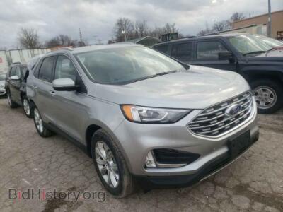 2021 Ford EDGE Edge Titan, silver — VIN 2FMPK4K90MBA28196, Copart
