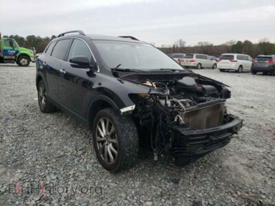 2014 Mazda CX-9 CX-9 Grand, черный — VIN JM3TB2DA4E0438301, Copart