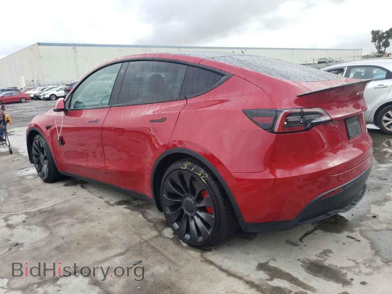 2022 TESLA MODEL Y - VIN: 7SAYGDEF2NF396740 - Фото 2