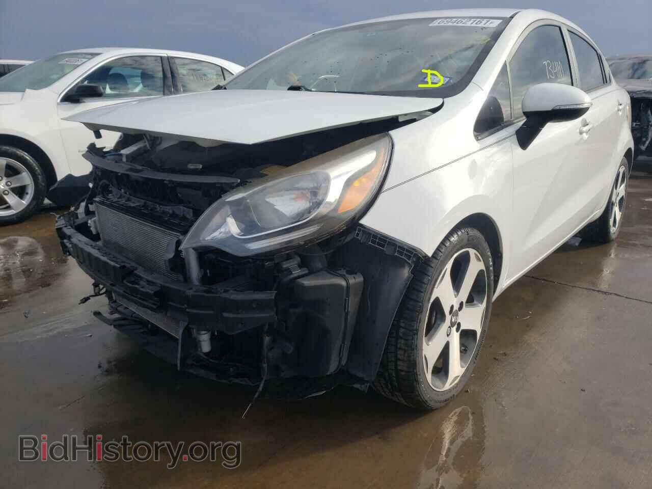 2012 KIA RIO - VIN: KNADN4A36C6074749 - Фото 2