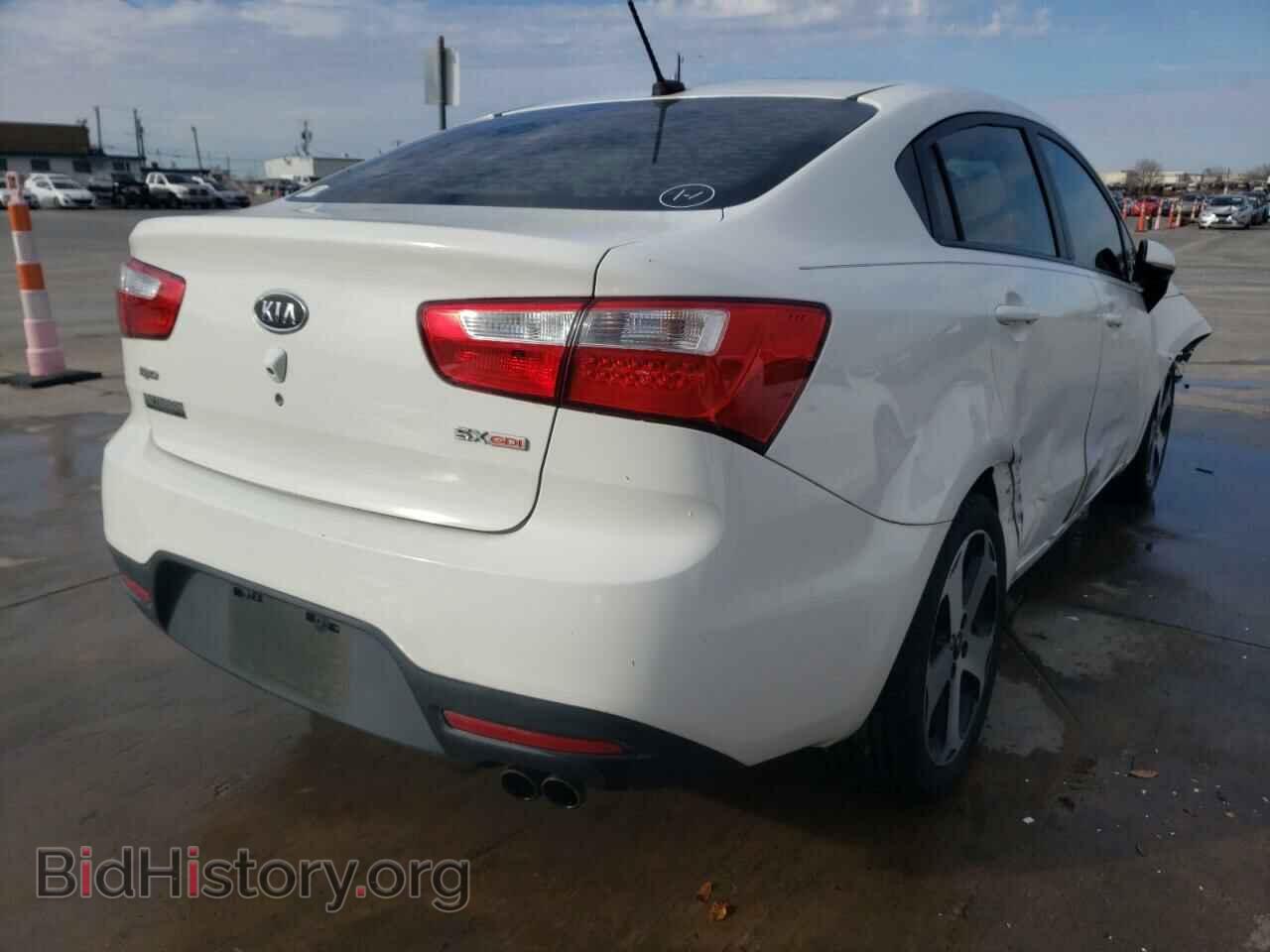 2012 KIA RIO - VIN: KNADN4A36C6074749 - Фото 4