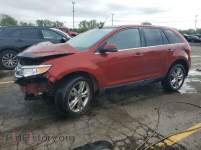 2014 Ford EDGE Limited, red — VIN 2FMDK3KC4EBA47649, Copart