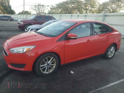 2016 Ford FOCUS SE, red — VIN 1FADP3F27GL208155, Copart