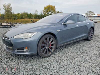 2013 Tesla MODEL S, серый — VIN 5YJSA1DP0DFP21655, Copart