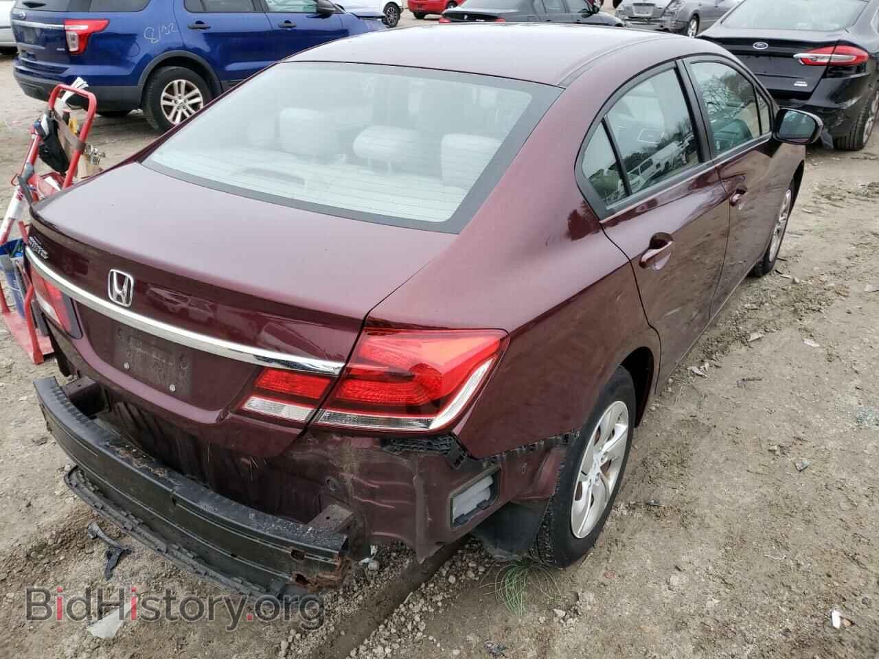 2014 HONDA CIVIC - VIN: 19XFB2F50EE244927 - Фото 4