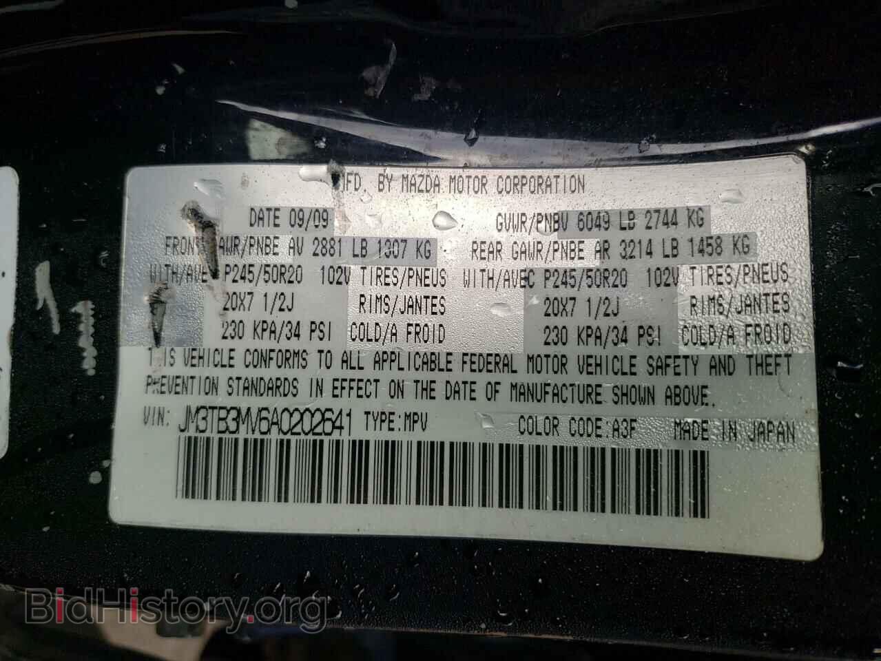 2010 MAZDA CX-9 - VIN: JM3TB3MV6A0202641 - Фото 13
