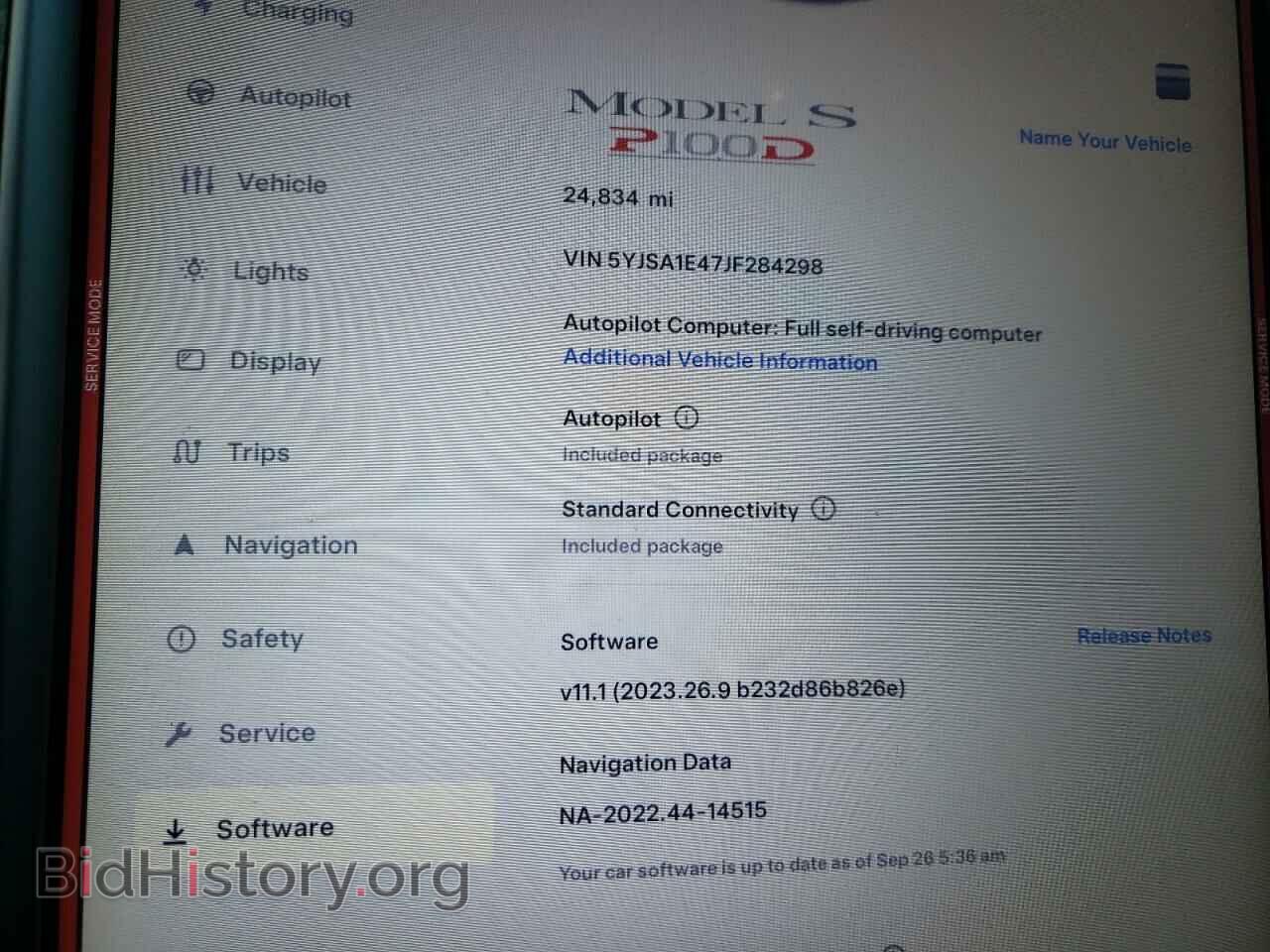 2018 TESLA MODEL S - VIN: 5YJSA1E47JF284298 - Photo 9
