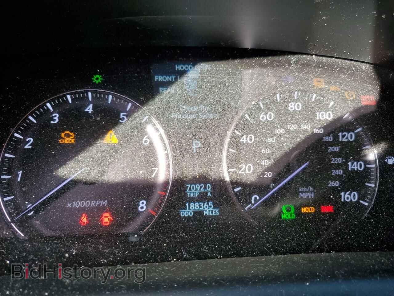 2007 LEXUS LS460 - VIN: JTHBL46F475017110 - Фото 9