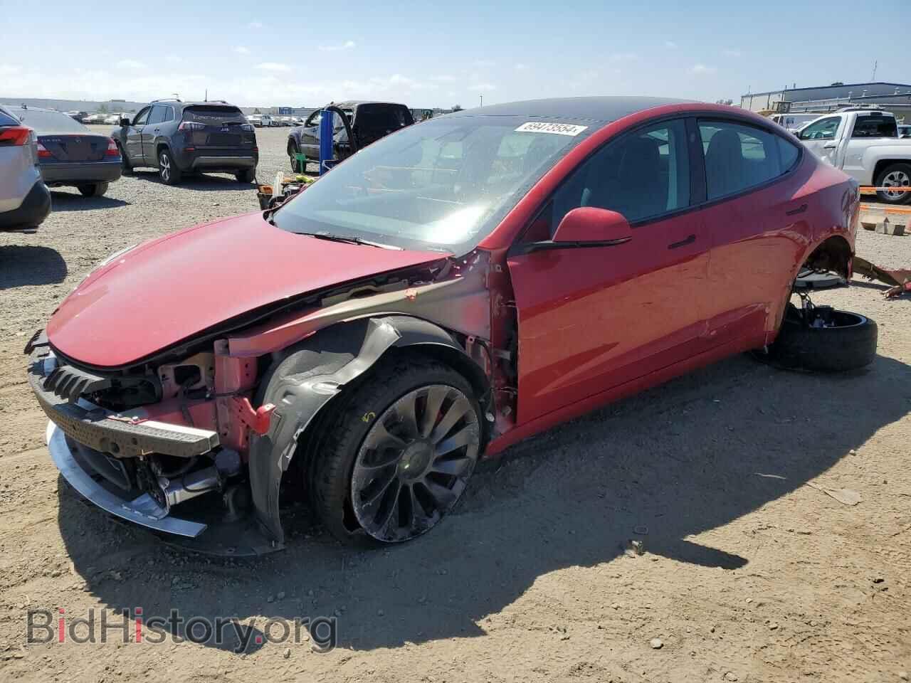 Photo 5YJ3E1EC6NF168984 - TESLA MODEL 3 2022