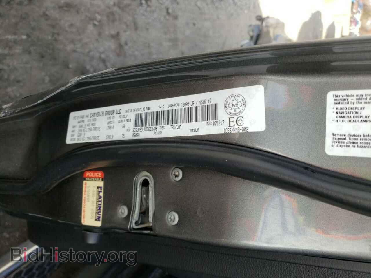 2013 RAM 2500 - VIN: 3C6UR5GLXDG613708 - Фото 10