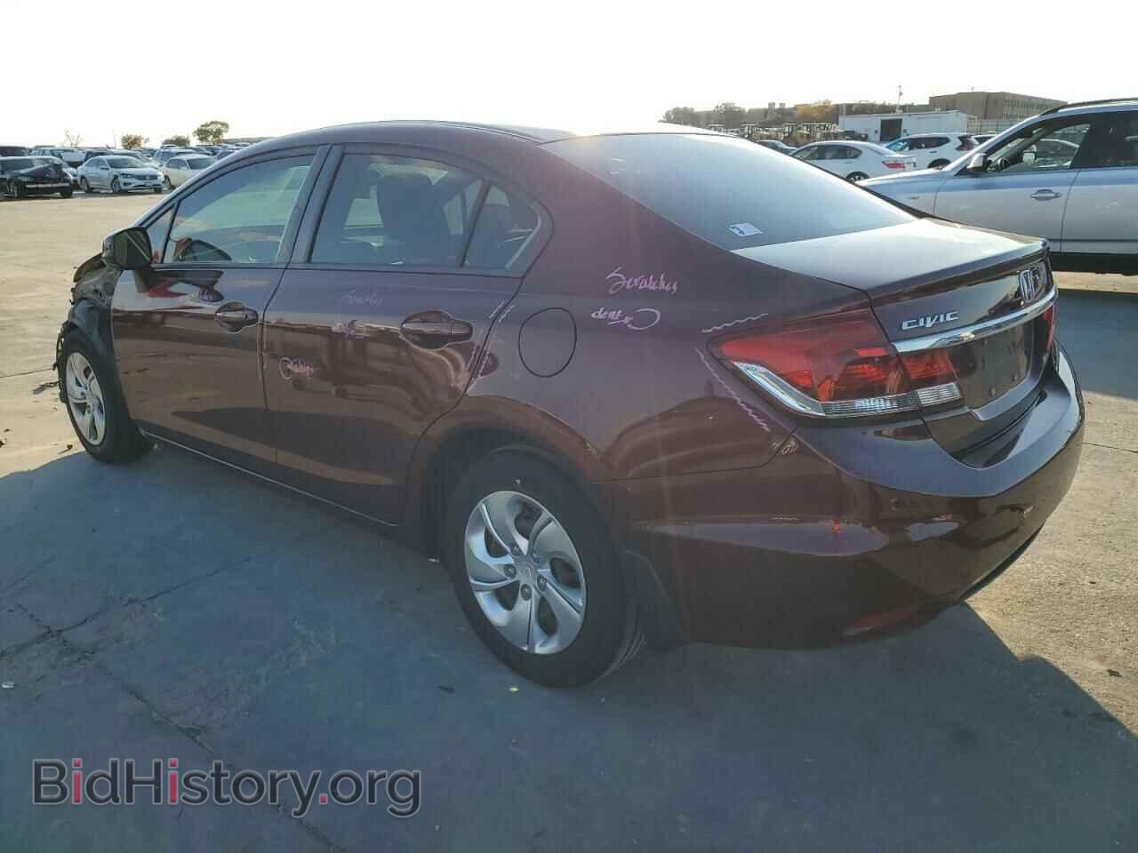 2013 HONDA CIVIC - VIN: 2HGFB2F58DH565666 - Фото 2