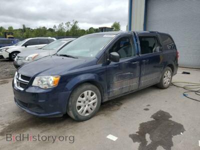 2016 Dodge CARAVAN SE, blue — VIN 2C4RDGBGXGR194759, Copart