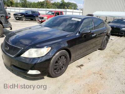 2007 Lexus LS460 LS 460l, black — VIN JTHGL46F475016383, Copart