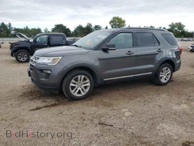 2018 Ford EXPLORER XLT, серый — VIN 1FM5K8D89JGB40745, Copart