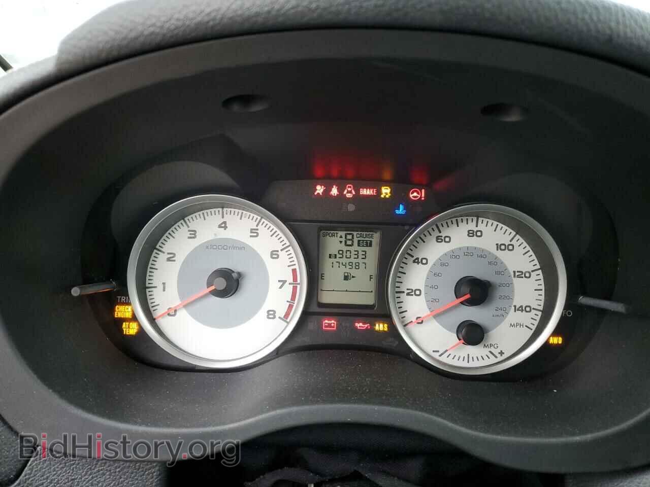 2012 SUBARU IMPREZA - VIN: JF1GPAC66CH218438 - Фото 9