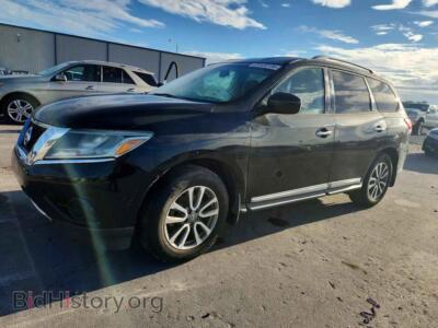 2014 Nissan PATHFINDER SV, black — VIN 5N1AR2MN6EC627914, Copart