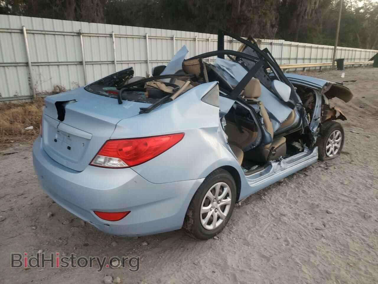 2013 HYUNDAI ACCENT - VIN: KMHCT4AEXDU523395 - Фото 4