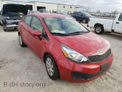 2013 Kia RIO RIO LX, red — VIN KNADM4A30D6179324, Copart
