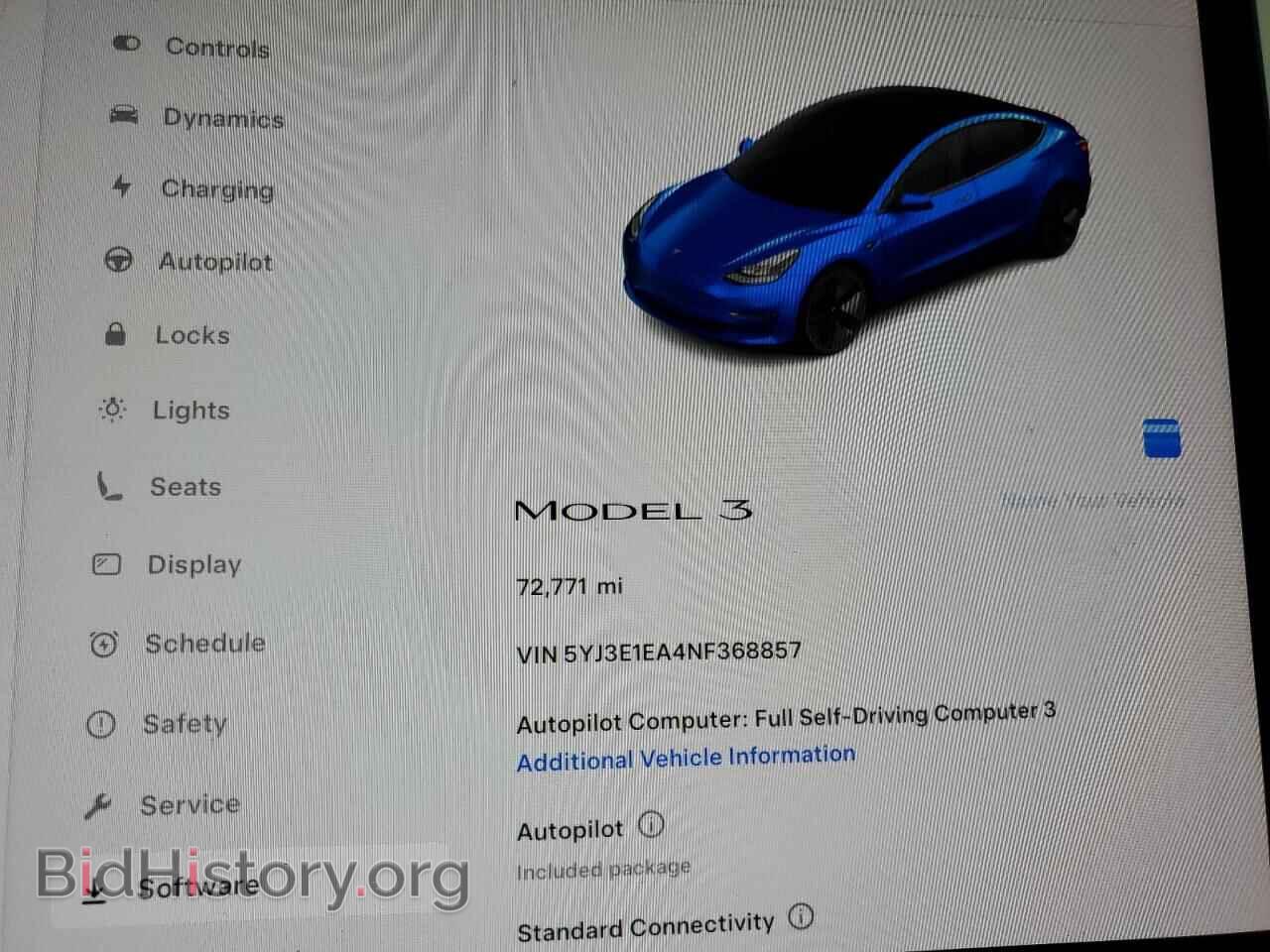 2022 TESLA MODEL 3 - VIN: 5YJ3E1EA4NF368857 - Фото 9