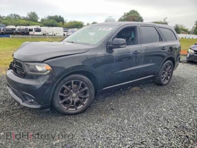 2015 Dodge DURANGO R/T, черный — VIN 1C4SDJCT3FC245875, Copart