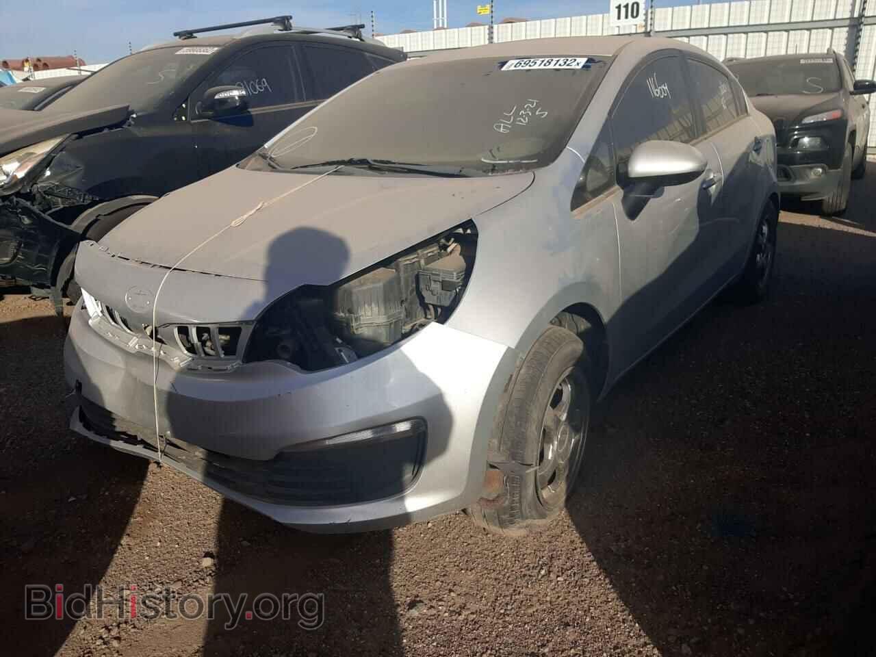 Фотография KNADM4A36G6599285 - KIA RIO 2016