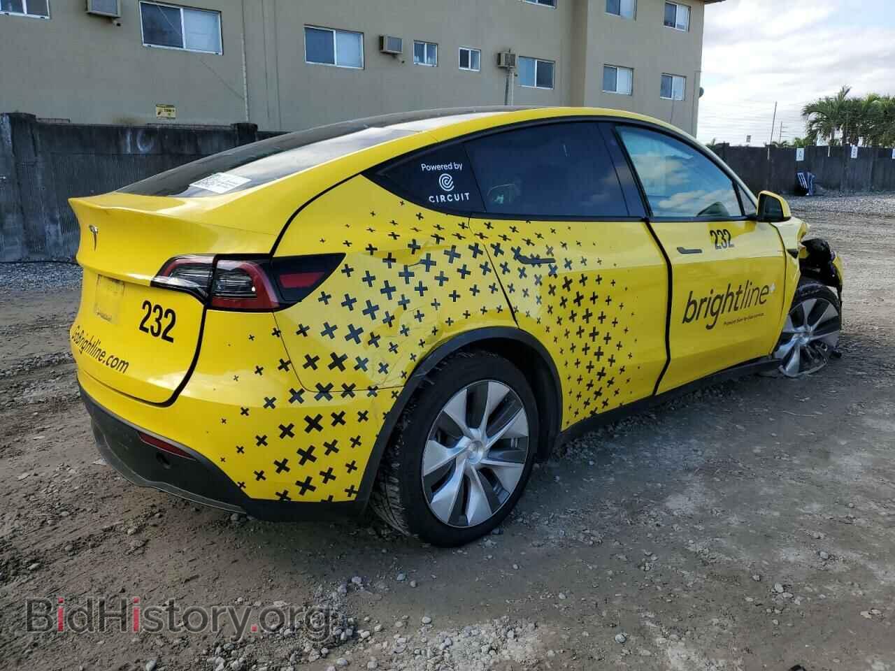 2022 TESLA MODEL Y - VIN: 7SAYGAEE6NF329712 - Фото 3