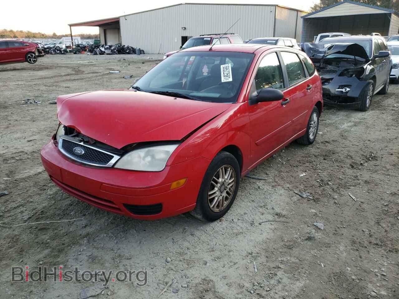 2007 FORD FOCUS - VIN: 1FAFP37N87W143784 - Фото 2