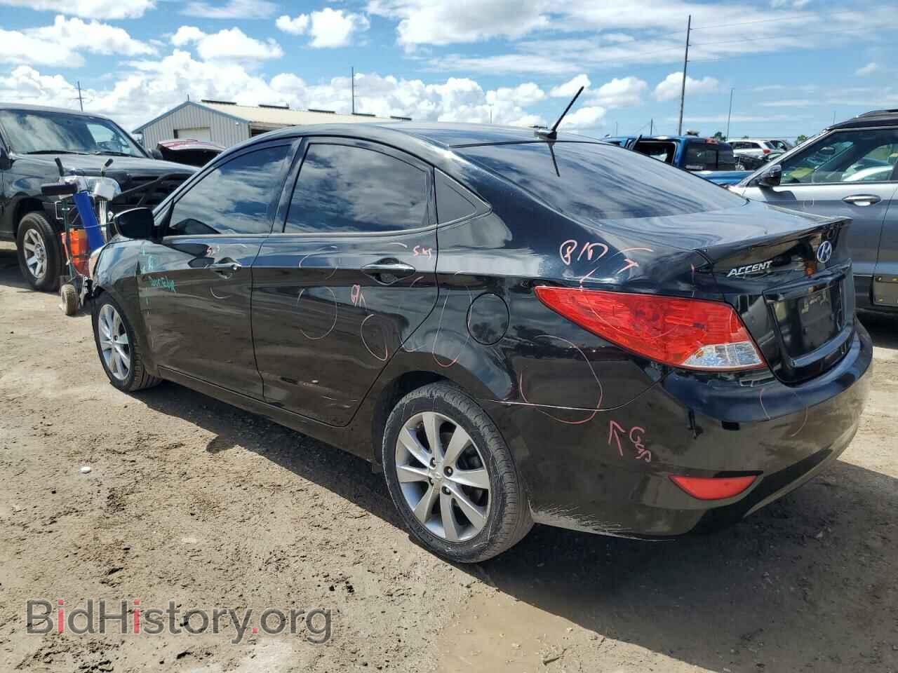 2014 HYUNDAI ACCENT - VIN: KMHCU4AE9EU765822 - Фото 2