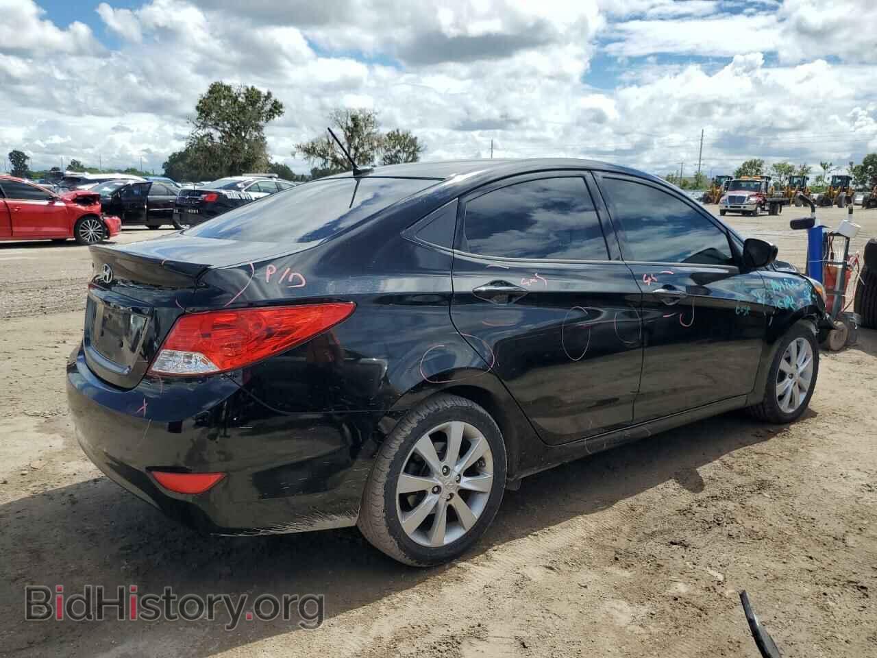 2014 HYUNDAI ACCENT - VIN: KMHCU4AE9EU765822 - Фото 3