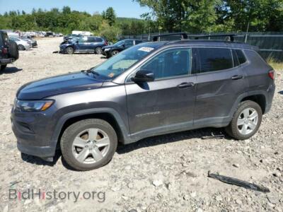 2022 Jeep COMPASS Latitude, темно-серый — VIN 3C4NJDBB3NT112133, Copart