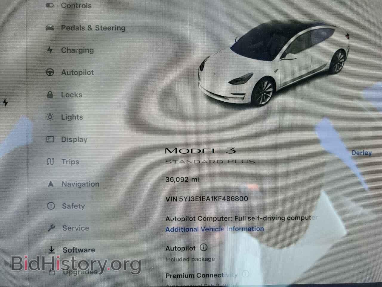 2019 TESLA MODEL 3 - VIN: 5YJ3E1EA1KF486800 - Photo 9
