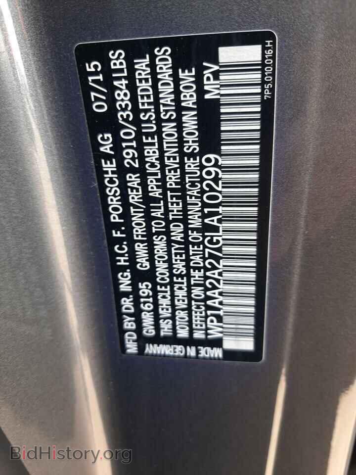 2016 PORSCHE CAYENNE - VIN: WP1AA2A27GLA10299 - Фото 12
