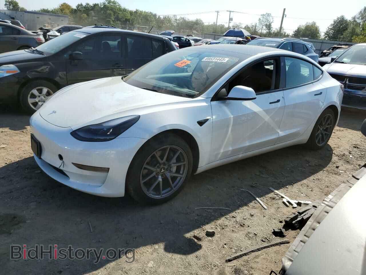 Photo 5YJ3E1EB4NF183717 - TESLA MODEL 3 2022