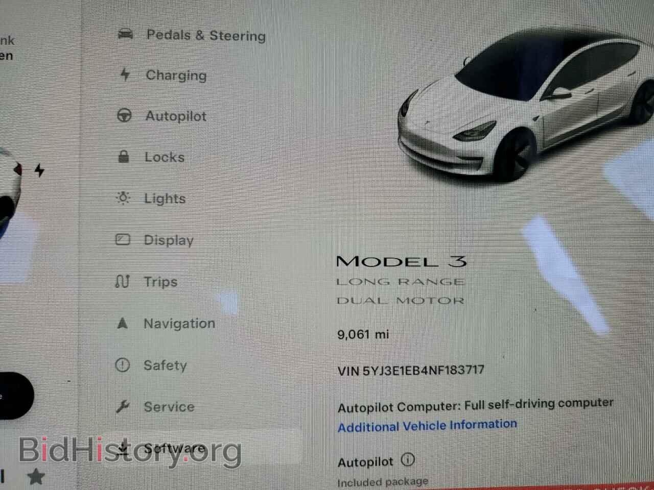 2022 TESLA MODEL 3 - VIN: 5YJ3E1EB4NF183717 - Photo 9