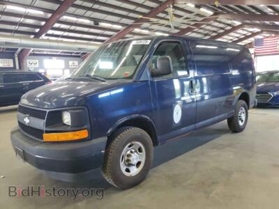 2017 Chevrolet EXPRESS, синий — VIN 1GCWGAFF5H1127159, Copart