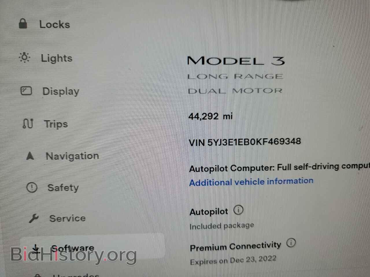 2019 TESLA MODEL 3 - VIN: 5YJ3E1EB0KF469348 - Photo 9