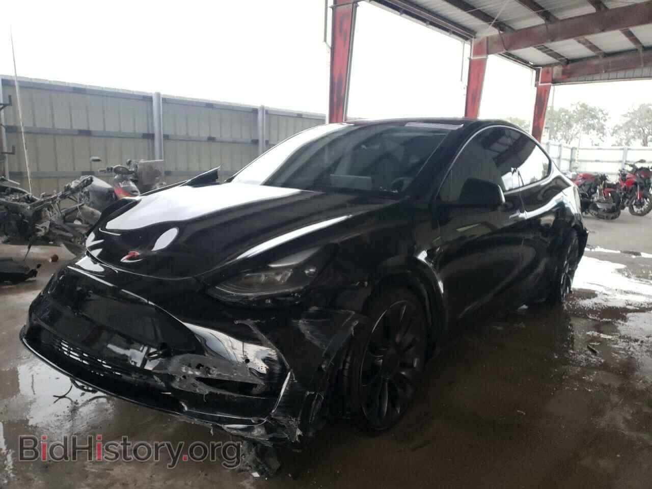 2021 TESLA MODEL Y - VIN: 5YJYGDEF3MF133555 - Фото 2