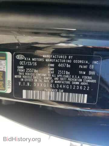 2017 KIA OPTIMA - VIN: 5XXGT4L34HG123622 - Фото 10