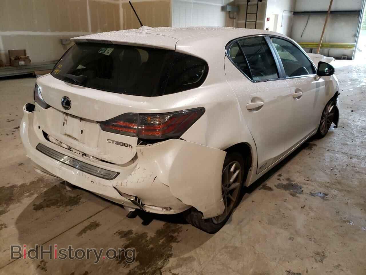 2013 LEXUS CT 200 - VIN: JTHKD5BH3D2170956 - Фото 4