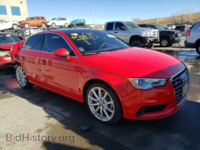 2015 Audi A3 A3 Premium, red — VIN WAUEFGFF6F1013649, Copart