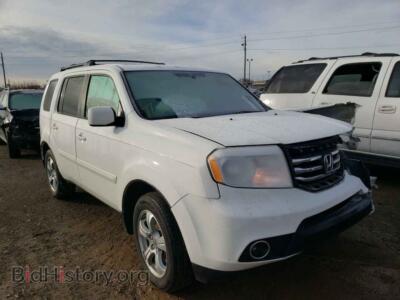 2014 Honda PILOT Pilot EXL, белый — VIN 5FNYF4H54EB004974, Copart